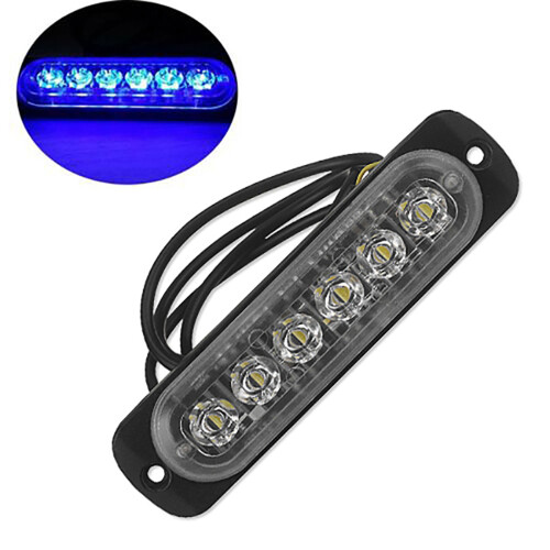 4X 12V-24V 6LED Light Flash Emergency Car Vehicle Warning Strobe Flashing 1