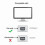 Adattatore da USB-C a Mini DisplayPort 4K60Hz 1080p per tablet e smartphone 4