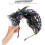 Accessori per capelli vintage, cappellino fascinator per donna 7