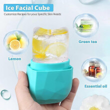 (Black) Ice Roller For Face And Eye, Gua Sha Face Massage, Facial Ice Roller