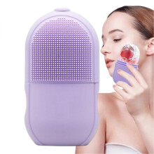 Face Ice Roller Silicone Facial Ice Mold for Cooling Massage, Reduce Puffiness, Reusable Skincare Tool