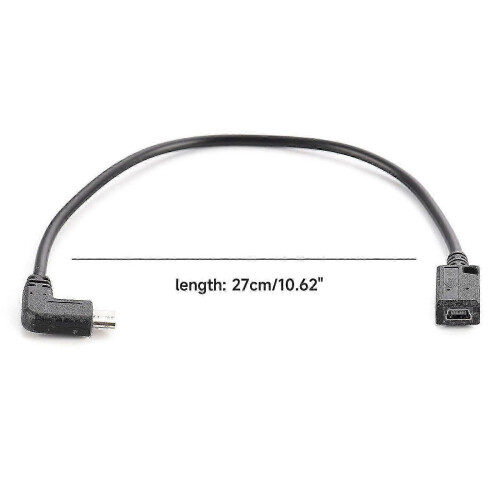 Mini-USB-Buchse auf USB-C-Stecker 90-Grad-Adapterkabel 2025 2