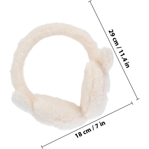 Paraorecchie morbidi da donna, comodi e caldi per l'inverno. Adorabili copriorecchie. 1