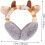 Paraorecchie in pile adorabili unisex per bambini e bambine, comodi paraorecchie 7