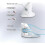 Mouse verticale wireless regolabile a 1600 DPI per ufficio e casa 4