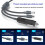 Starlink Mini-strömkabel 3in1 5,5x2,1mm 20AWG 2