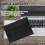 Borsa portadocumenti in similpelle con chiusura a bottone, resistente all'usura e pratica organizer. 6