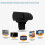 Bluetooth Finger Ring Optical Mini Mouse 1600DPI for Notebook Laptop Tablet Desktop PC 4