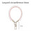 Universal Colorful Phone Wrist Lanyard with Patch Tether Tab for Travel Essentials 3