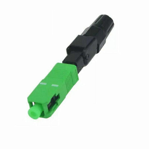 10 Stück SC APC Singlemode FTTH Glasfaser-Schnellverbinder 1