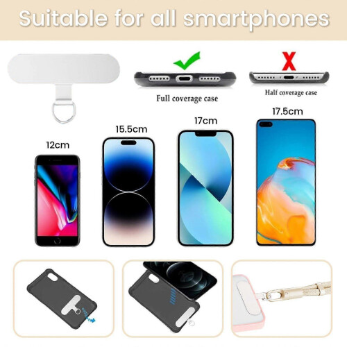 Adjustable Mobile Phone Lanyard Soft Wrist Strap for Most Smartphones 2