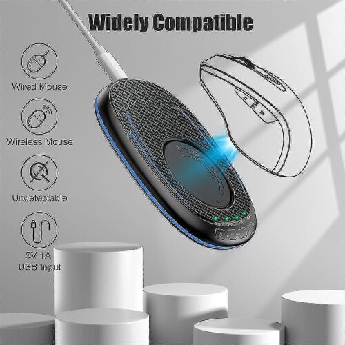 Silent Undetectable USB Mouse Jiggler Timer & On/Off Switch Keep Computer Active 2