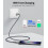 Câble USB-C 10 Gbit/s, 3 A, compatible Android Auto, CarPlay, charge rapide, iPhone 17/16/15, Samsung Galaxy S17/16/15 5