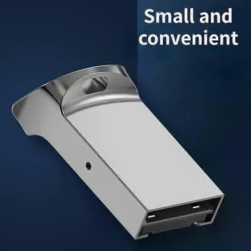 Adattatore in alluminio Mini USB 2.0 per lettore di schede TF e Micro SD per PC e laptop. 1