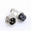 GX16 3 Pin Screw Type Electrical Aviation Plug Socket Connector 2
