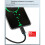 4x USB3.2 10Gbps typ C-kabel USB A till C dataöverföring för SSD-hårddisk PD 60W 3A QC3.0 1M 3