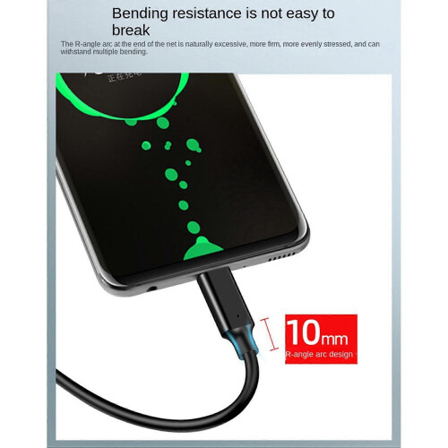 4x USB3.2 10Gbps typ C-kabel USB A till C dataöverföring för SSD-hårddisk PD 60W 3A QC3.0 1M 2