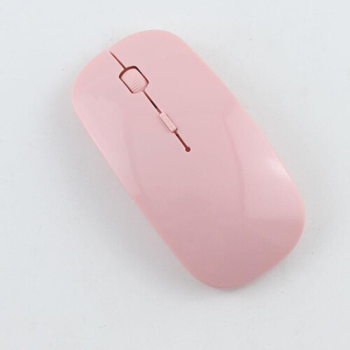 (pink,One size)24g Ultra Thin Usb Optical Wireless Mouse Cordless Computer Laptop Desktop Mouse