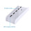 4-Port USB 2.0 Hub Type C 3.1 High-Speed Data Transfer for P5 White 5