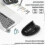 Mouse wireless verticale ergonomico per mancini, 2,4 GHz, 6 pulsanti, 3 livelli DPI, compatibile con Windows e Linux. 4