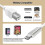1-metrowy kabel MIDI 8-pinowy do USB-B do iPada i iPhone'a 4
