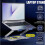 Supporto per laptop e tablet pieghevole, girevole a 360 e regolabile in altezza. 4