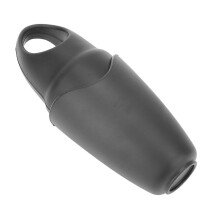 (Black) Face Massage Ice Mold Cold Compress Relive Pain Soft Silicone Reusable Ice Roller for Eyes