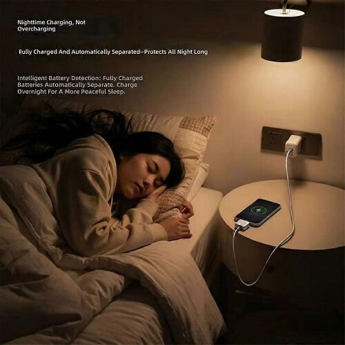 140W USB-C Fast Charging Auto Stop Safety Separator Adapter for Phone 1