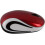 Mini mouse ottico wireless portatile da viaggio 2025 con ricevitore USB per PC e laptop, colore rosso. 3