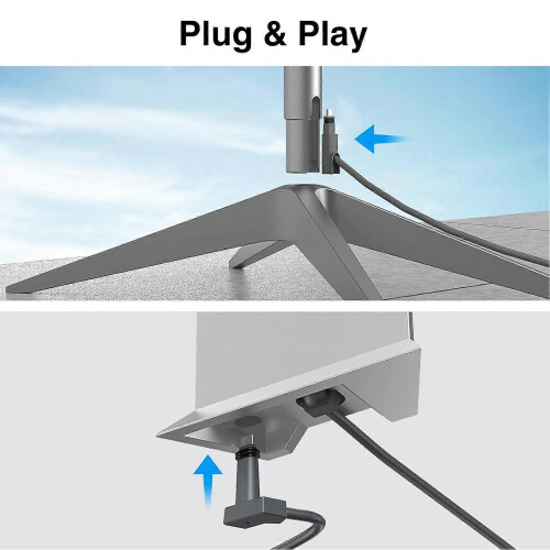 75FT Gen 2 Dish Antenna Cable + 3FT Ethernet Adapter IP68 2