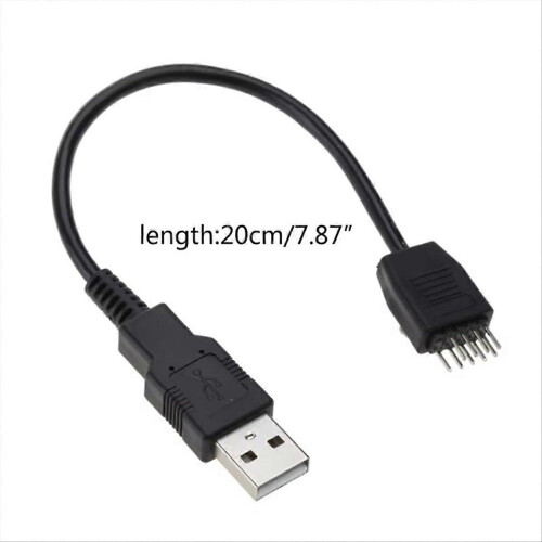 Kabel USB 2.0 typu A męski na 9-pinowy męski 1
