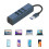 4-Port USB Hub Splitter Expander for PC Laptop Desktop Computer Multicolor Data Transfer 2