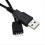 Kabel USB 2.0 typu A męski na 9-pinowy męski 4