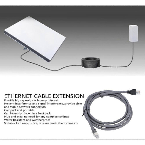 Cavo Ethernet resistente da 5 m per esterni per Starlink Mini 1