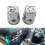 2Pc Motorcycle Chrome Front Headlight /Down Adjustment Knob for  Goldwing GL1500 1988-2000 Headlight /Down Knob 2