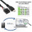 USB 2.0 MB-hode til mikro-USB-kabel 50 cm for miniskjermsensor 9-pinners 10-pinners til 5-pinners 2