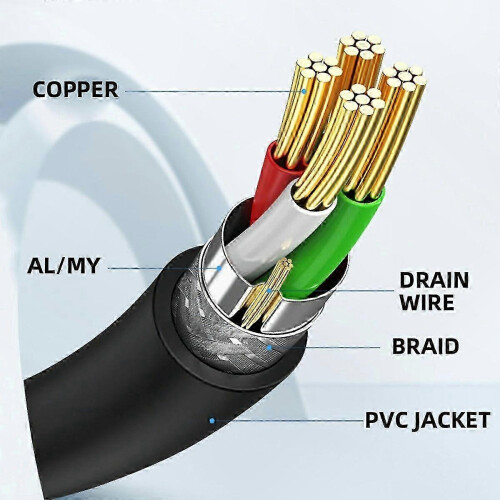 USB 2.0 MB-hode til mikro-USB-kabel 50 cm for miniskjermsensor 9-pinners 10-pinners til 5-pinners 2