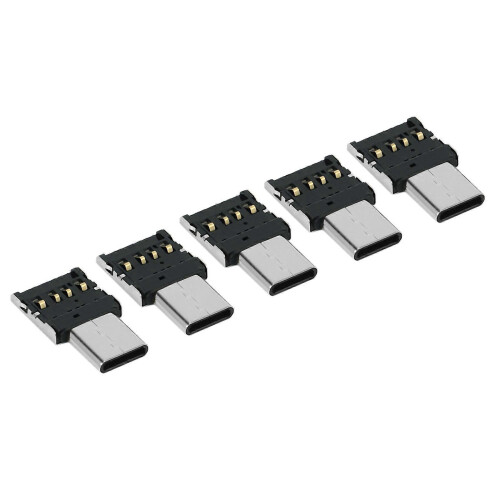 15Pcs Mini USB-C 2.0 OTG Adapter for Phone Tablet USB Cable Flash Disk 1