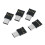 15Pcs Mini USB-C 2.0 OTG Adapter for Phone Tablet USB Cable Flash Disk 4