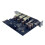 Carte d'extension PCIe 1X USB 3.2 5 Gbit/s 3A+2C 5