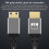 Câble HDMI vers mini HDMI 4K tressé plaqué or de 5 m 5
