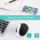 Left-Hand Rechargeable 2.4G Wireless Ergo Vertical Mouse Receiver 6Btn 3DPI 800/1200/1600 3