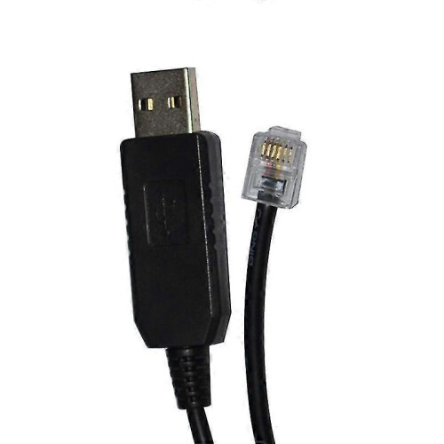 USB to RJ11 RJ12 6P4C Adapter Serial Control Cable EQMOD for Mount PC Hand Control 2