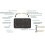 Mini Bluetooth Keyboard 2.4G/5.0G Dual Mode Gyro Mouse RGB Backlight Win IOS Android 3