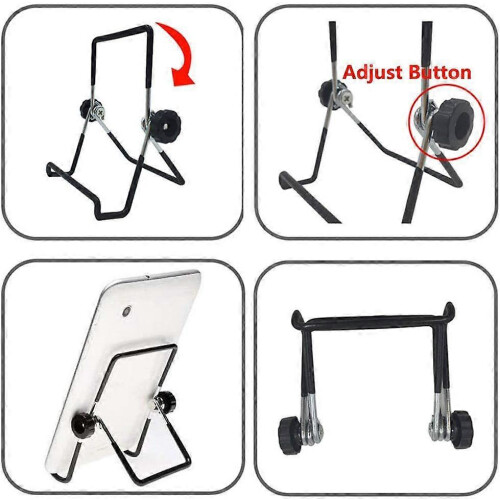 Adjustable Tablet Stand 2 Pack Non-Slip Foldable for 9-12.9" iPad Samsung Kindle Fire 1