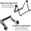 Adjustable Tablet Stand 2 Pack Non-Slip Foldable for 9-12.9" iPad Samsung Kindle Fire 3