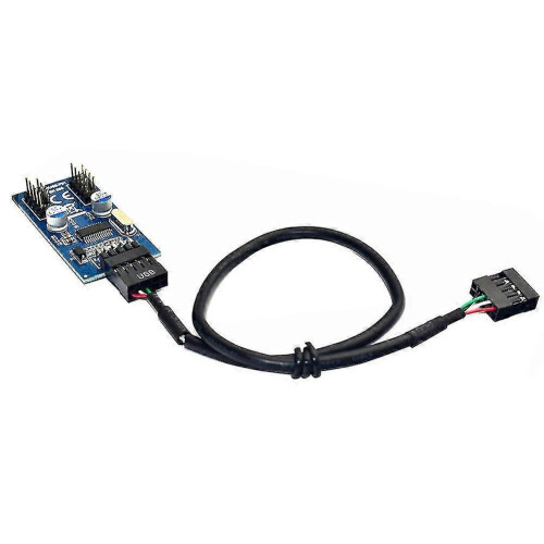 9Pin USB Header 1 to 2/4 Female Extension Cable 30cm 1PCS 2