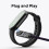 2pcs Type C Charging Adapter for Xiaomi Band 10/9/8 Redmi Watch 5/4 2