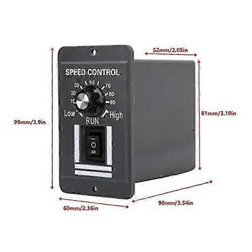DC 12-60V 40A PWM Brush Motor Speed Controller CW CCW Reversible X1040 Forward/Reverse 1