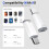 4 Pack Lightning to USB C Adapter for iPhone 15/16/17 Pro/Max Fast Charging Data Transfer 4